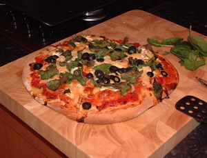 Pizza de verduras