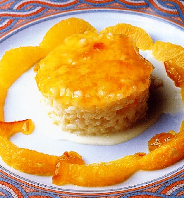 Flan de arroz