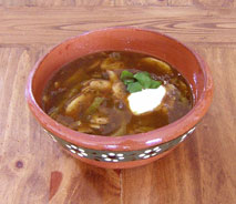 sopa de hongos