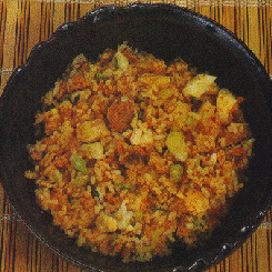 Ensalada de arroz y legumbres
