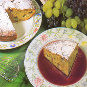 Torta de frutas y nueces