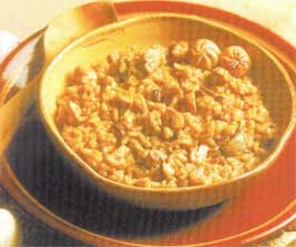 arroz con champiñones