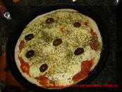 Pizza de aceitunas