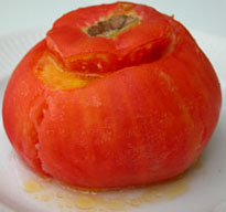 Tomates rellenos picantes