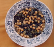 Garbanzos con acelga