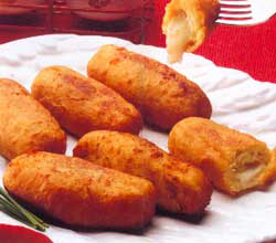 Receta de croquetas de papa