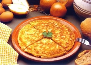 Tortilla de cebolla