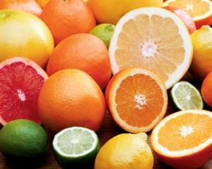 Frutas con vitamina C