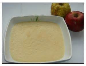 Crema de manzanas