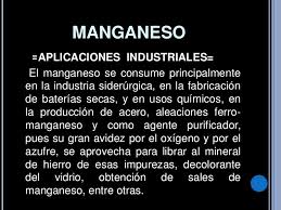 Propiedades del manganeso